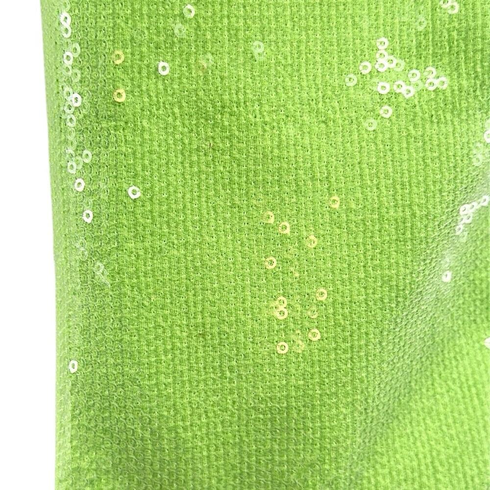 Bronx and Banco Zizi Sequin Embellished Blazer Mini Dress Neon Green Size XS 2 - Picture 11 of 16